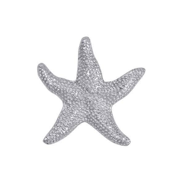 STARFISH NAPKIN WEIGHT | SILVER | BRILLANTE | GIFTS | NAPKIN WEIGHTS | RECYCLED SANDCAST ALUMINUM | HANDMADE IN MEXICO