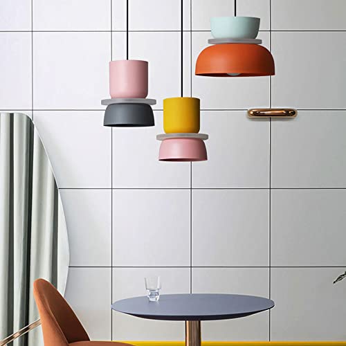 Lámpara colgante ajustable con diseño Macaron creativo para una luz perfecta 5