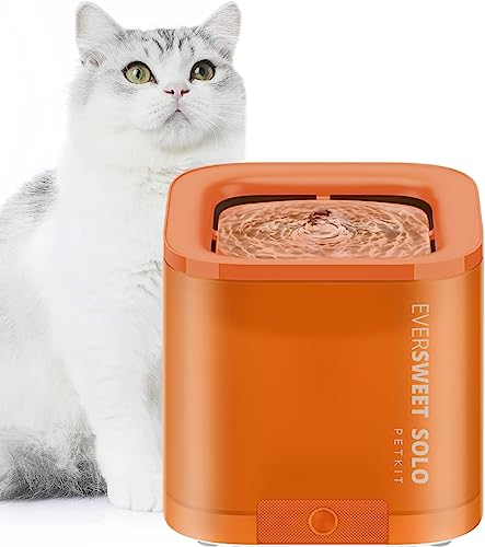 PETKIT Katzen Trinkbrunnen, Hundewasserspender, 1,85L Katzen Hunde Wasserbrunnen, Intelligentes LED-Licht, Extrem Leiser, Hygienischer Wasserspender Trinkbrunnen für Katzen Hunde