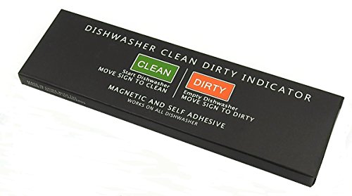 Dishwasher Clean Dirty Magnet Sign Indicator In Silver For Stainless Steel Dishwashers. Easily Determine If Dishes Inside The Dishwasher Are Clean Or Dirty By Home Medley #TOP7