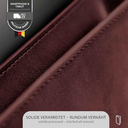 Étui de protection à rabat Motorola Edge 70 moex bordeaux - 5