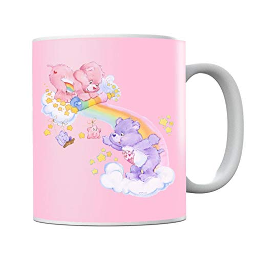 Care Bears Cheer Bear and Share Bear Unrolling A Rainbow Mug Cover