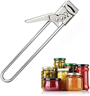 yeemeen Jar Opener, Manual Bottle Opener, Stainless Steel Bottle Opener, Anti-Slip Bottle Can Lid Jar Opener to Remove Stubborn Lids, Easy Effortless Grippers Openers for Seniors