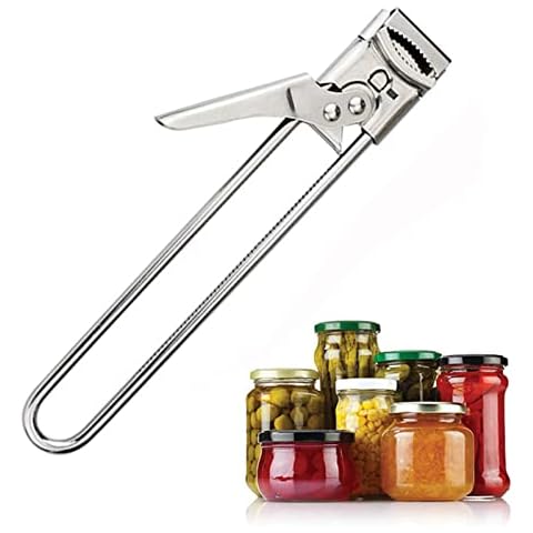 yeemeen Jar Opener, Manual Bottle Opener, Stainless Steel Bottle Opener, Anti-Slip Bottle Can Lid Jar Opener to Remove Stubborn Lids, Easy Effortless Grippers Openers for Seniors Cover