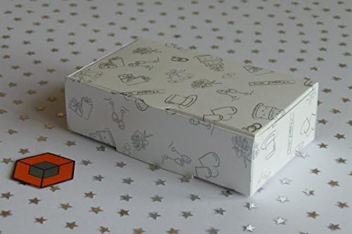 20 x Wedding design 120x90x35mm Perfect size cake favour boxes