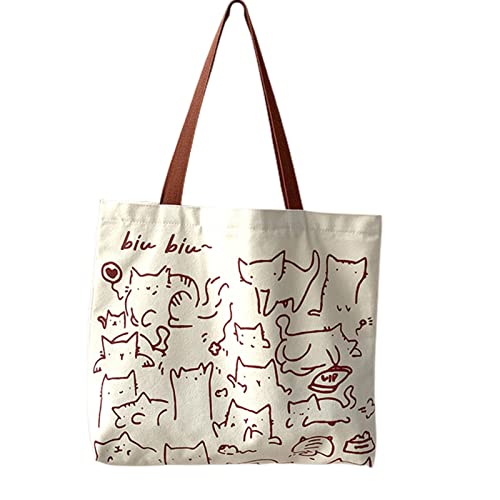 Sac de plage en toile pliable pour vos courses et sorties d'été décontractées Biiu White
