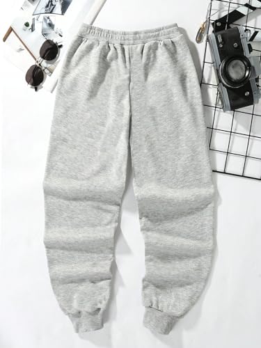 COZYEASE Boy's Graphic Print Elastic Waist Sweatpants Slant Pocket Tapered Jogger Pants2