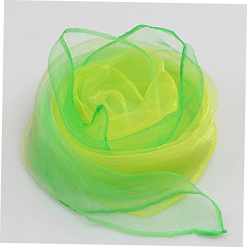 Pañuelos de danza de color gradiente para malabares infantiles y teatro 4