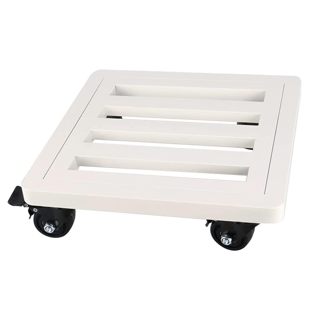 YUANCHUTOP Heavy Duty Plant Caddy with Wheels, Large Square Planter Dolly for Easy Movement, Garden Flower Pot Mover Tray