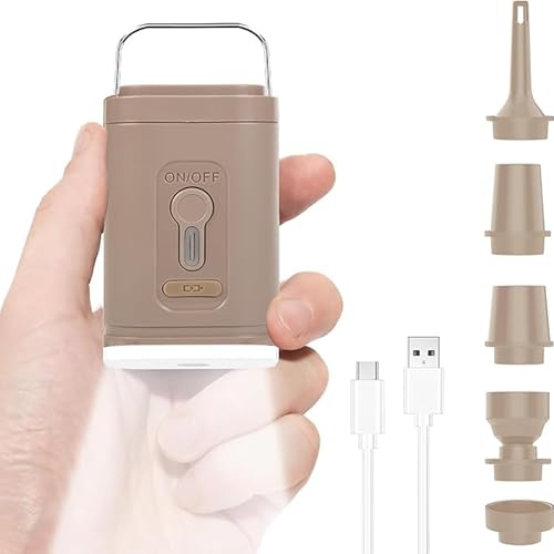 Epsilon Portable Air Pump – 5 Nozzles Ultra-Fast Electric 1200mAh