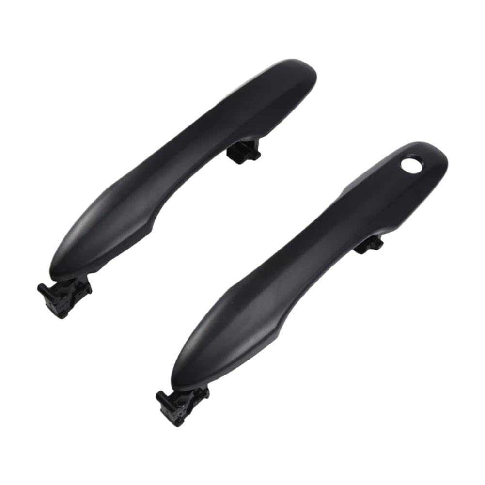 HWdgVdXss Car Front Door Exterior Handle 69210-47041 69211-02940 Compatible with Toyota Prius Yaris Avalon LHD(Matte Black)