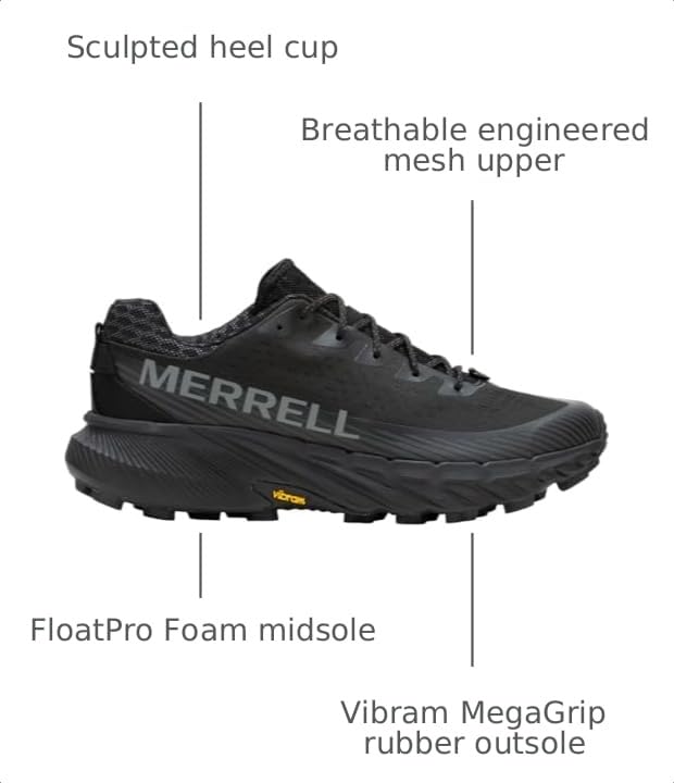 Image of Merrell Men's Agility Peak 5 Trail Running Shoes