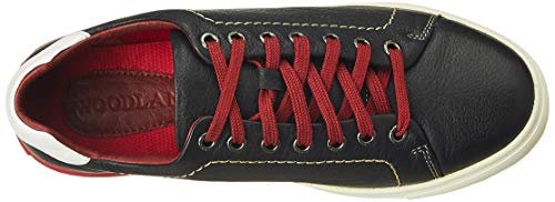 Image of Woodland Men Black Leather Mules-5 UK /India (39 EU) (OGC 2210116)