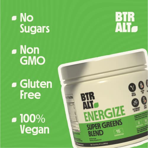 Better Alt Greens Powder & Foxtail Millet, Helps Reduce Bloating, Millet Grain Or 15 Super Green Blend | Vegan Super Greens Powder Or Smoothie Mix #TOP3