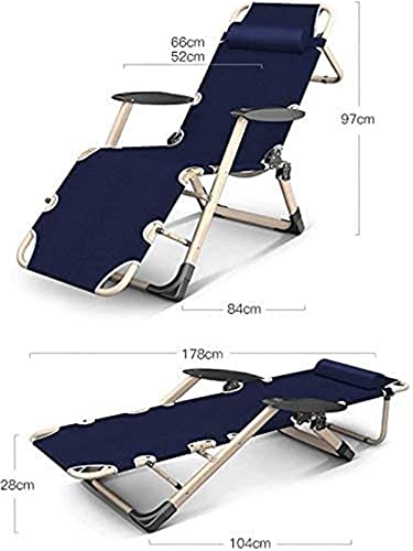 Silla plegable tumbona que elimina dolores lumbares en terrazas y exteriores 4