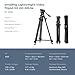 SmallRig AD-50Lite Video Tripod, Heavy Duty Tripod with 360°Fluid Head, 62