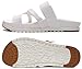 KuaiLu Womens Orthopedic Sandals With Comfortable Arch Support Cushion Yoga Mat Slides Fashion Summer Beach Flat Sandles Adjustable Open Toe Travel Outdoor Plantar Fasciitis Flip Flops Bride White 9