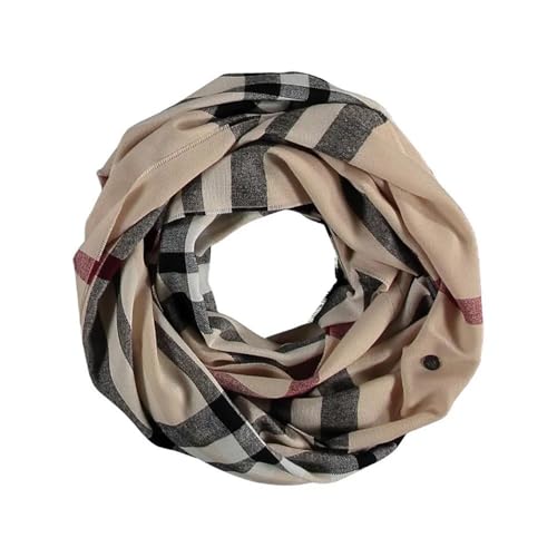 FRAAS Loop Schal 60 x 78 cm - Made in Germany - Karierter Schlauch-Schal...
