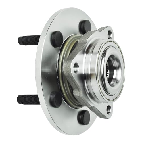 Image of Detroit Axle - Front Wheel Bearing Hubs for 2006 2007 2008 Dodge Ram 1500, | 2 Wheel Bearing & Hubs Assembly Set Replacement 5 Lugs