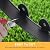 Landscape Edging Kit 33FT 1.5IN Tall, No Dig Garden Edging with 40 Anchoring Spikes, Plastic Garden Edging Border for Landscaping, Black
