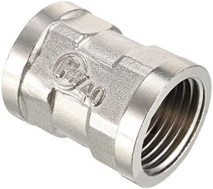 sourcing map Stainless Steel Pipe Fitting G1/2 Female to Female Thread ...