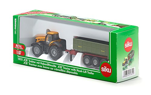 SIKU 1855 - Die Cast Trattore JCB+Rimorchio, 1:87