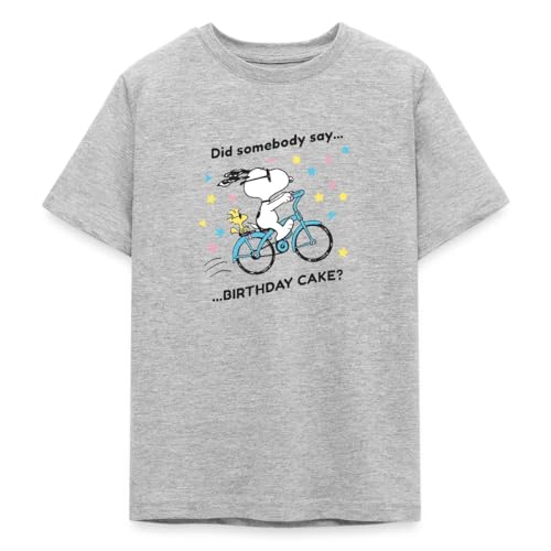 T-shirt Snoopy Peanuts sur vélo de Spreadshirt pour ado vêtement anniversaire