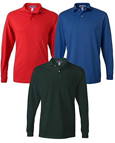 トップス MAN-TLE LongSleeve Polo sizeM Tee Miracle Multipack Bundle 437MLR Men Long Sleeve Sport Polo