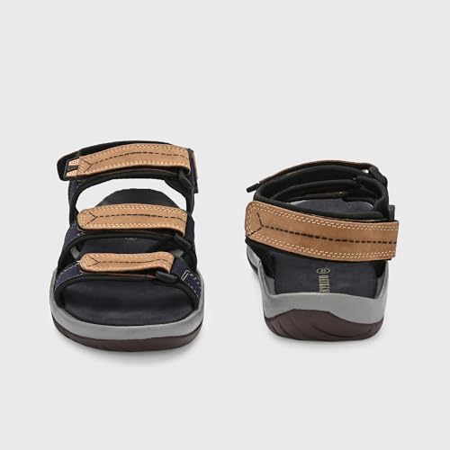 Image of Centrino Sandals for Men | Stylish Men's Casual Sandal for Office & Travel | Comfortable Sandals with Grip Insole & Quality (8141)