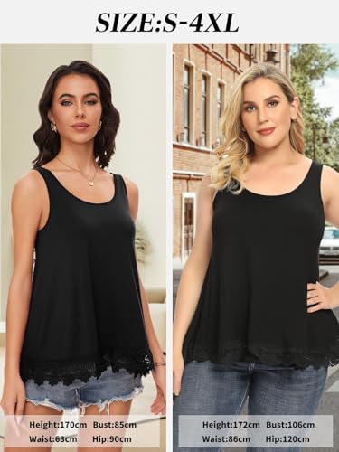 Image of Camisoles for Women with Built in Bra Adjustable Strap Tank Tops Cami Sleeveless Summer Tops for Workout Sleeping Traveling