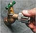 ConservCo Hose Bibb Lock – Original Outdoor Faucet Lock Prevents Water Theft and Waste, Easy to Use, Comes with Padlock, Protect Plumbing, Water and Money, DSL-2 - Single Pack