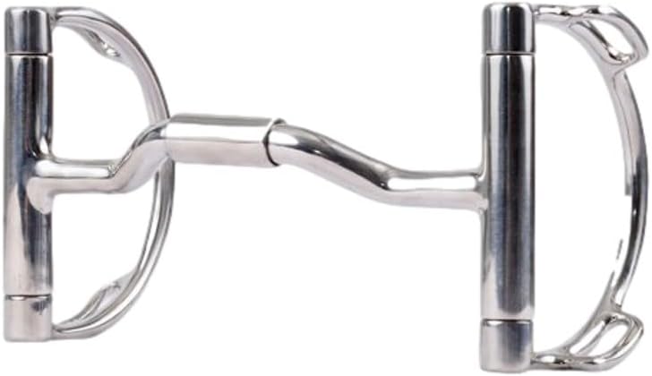 Reinsman Diamond R Ported Barrel D Ring English Bit- 5 Inch