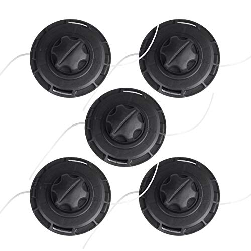 BRAST® 5x Fadenspule mit Aufrollfunktion für M10 Gewinde Doppelfadenkopf Tippautomatik Motorsense Rasentrimmer Multitool BRAST® 5x Fadenspule mit Aufrollfunktion für M10 Gewinde Doppelfadenkopf Tippautomatik Motorsense Rasentrimmer Multitool