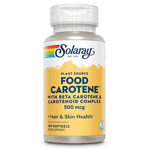 Image of SOLARAY Food Carotene, Vitamin A 10000 IU, 100 CT