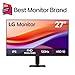 LG 27U411A-B 27-inch Full HD (1920 x 1080) IPS Computer Monitor, 120Hz, HDR10, Reader Mode, Flicker Safe, HDMI, Slim Stand Base, Black