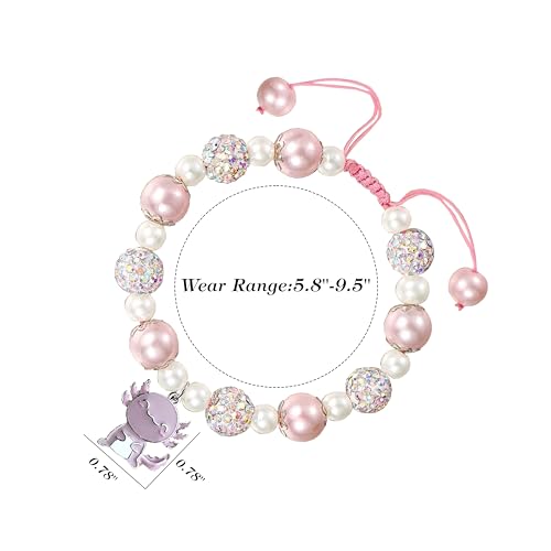 Image of Axolotl Gifts for Axolotl Lovers Birthday Gift Axolotl Necklace Bracelet Kawaii Jewelry for Who Loved Axolotl Easter Basket Stuffers