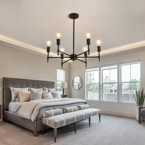Plafond semi-chasseur noir pour optimiser les plafonds bas avec style