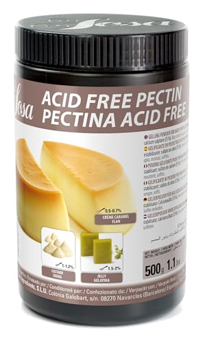SOSA Pectina acid free - Pectina de bajo metoxilo amidada (LMA) con calcio añadido. - Bote 500grs - Uso alimentario