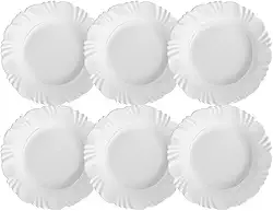 Jogo de Pratos Fundo Nadir Duralex Linha Pétala 6 Peças