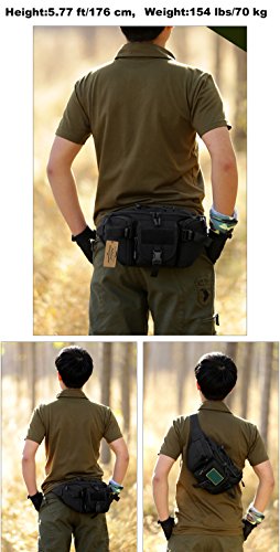 ArcEnCiel Tactical Fanny Pack – Water-Resistant MOLLE Waist Bag — view 7