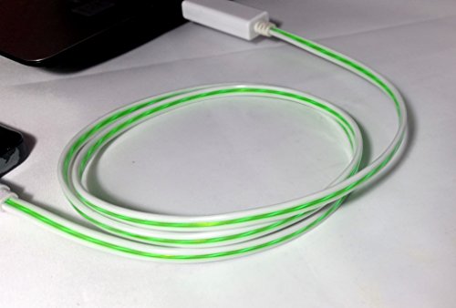 Dati USB e cavo di ricarica con corrente LED luce