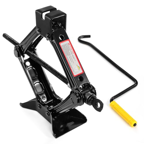 Fasmov Heavy Duty 1.5T Scissor Jack, 3.6"-13.8" Lifting Range Steel Car Jack, Portable Emergency Tire Change Kit for SUV, Van, Wagon, Vehicle, 3307lbs Capacity by Fasmov - Image 2