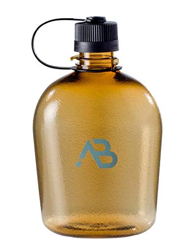 Bouteille de campagne US GEN II 1L transparente gourde militaire coyote