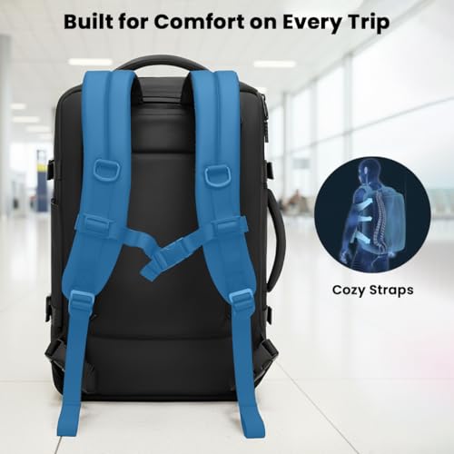 Image of Airpack Travel Backpack Vacuum Laptop Bag for Man 35L Large Capacity fit for 16inch Laptop Waterproof Convertible Duffle Bag, Durable Travelling Bag