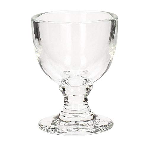 Edwanex - Set di 4 portauova in Vetro Trasparente