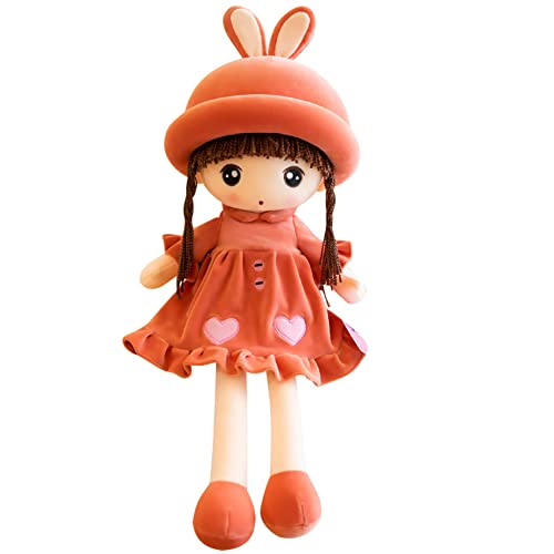 URFEDA Kawaii Boneca de pano, boneca de peluche boneca de pano peluche presente de menina brinquedo de peluche para meninos flor menina princesa Ragdoll pelúcia presente doce lindo casal para dormir