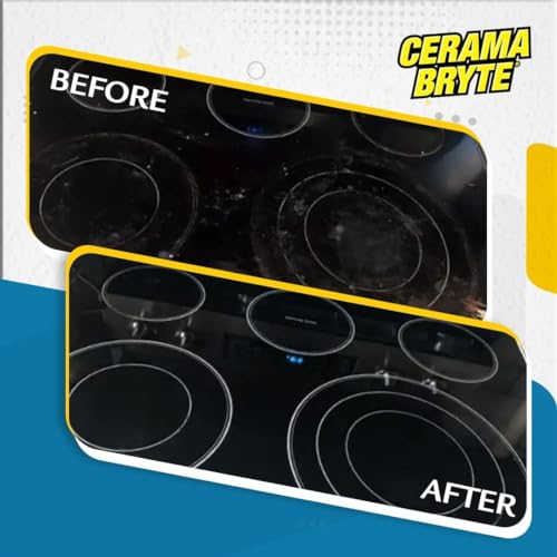 Cerama Bryte 20622-2 Removes Tough Stains Cooktop And Stove Top Cleaner For Glass thumb #3