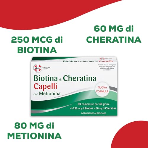 Matt Divisione Pharma Metionina E Biotina Retard Capelli 30 Compresse - 3