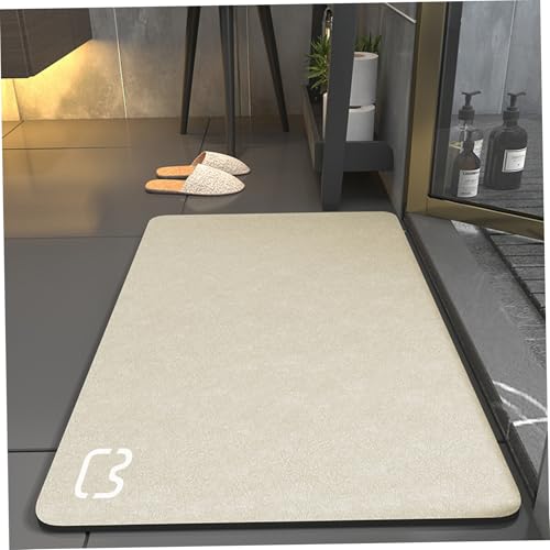 Tapis de bain en terre de diatomées anti glisse à séchage rapide - 3