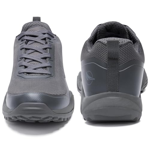 Grand Attack Men's Waterproof Hiking Shoes Lightweight Approach Trekking Comfortable Backpacking Boots Non Slip Work Shoes Outdoor Camping Travel Sneakers - Image 4